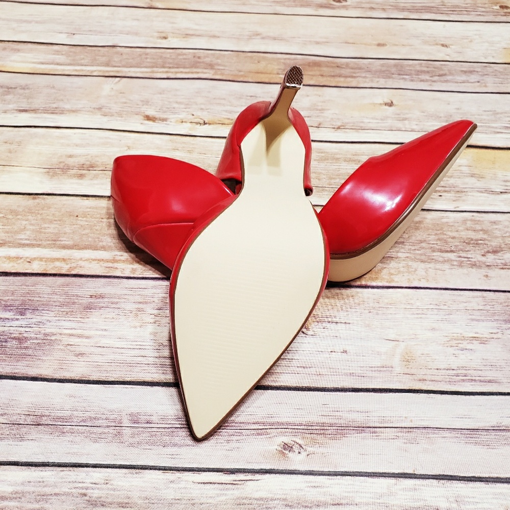 Cherry Red Pumps - Picture 5 of 8